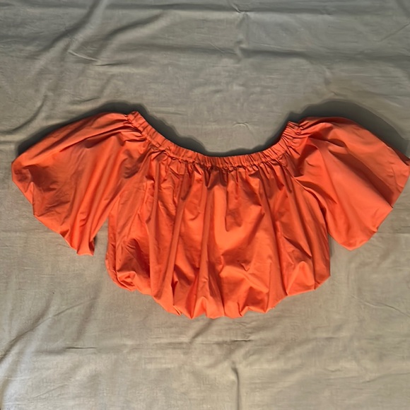 Gabrielle Union New York & Company Off the Shoulder Carmen Miranda Style Blouse - Picture 1 of 4